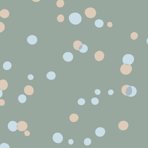 Baby Blue Polka Dots