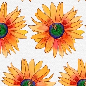 Sunflower Joy - Sunset
