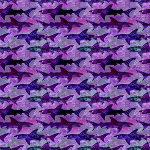 Purple Shark Attack -6 Inch
