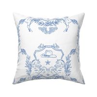 Rodeo Luxe Classic in French Blue; Rodeo, Cowgirl, Western Cowgirl, Equestrian, Glamorous 