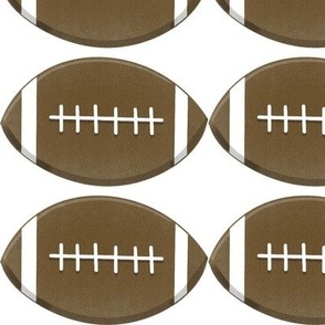 Football Large Scale White Background