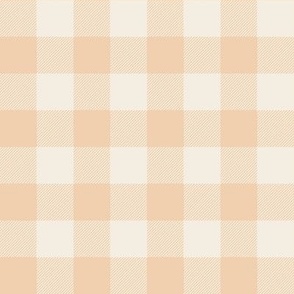 Gingham Check | Apricot and Cream | Farmhouse and Cottage
