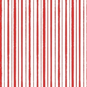  Textured Stripes-red and white