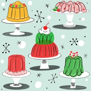 Holiday jello showstoppers | mint | large scale