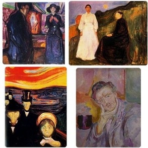 Edvard Munch, 4 Paintings