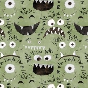 Monster Mash Up 4 Inch pea green