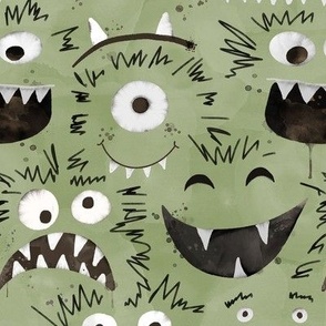 Monster Mash Up 8 Inch pea green