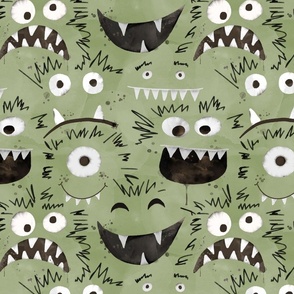 Monster Mash Up 12 Inch pea green