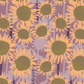 cut paper sunflowers colorway 2 4 inch