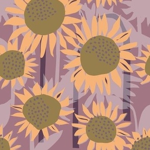 cut paper sunflowers colorway 2 8 inch