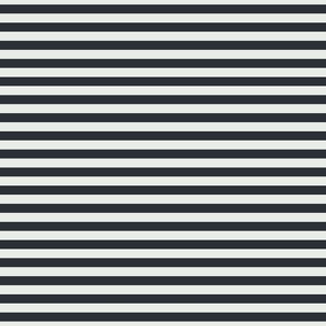 medium scale // 2 color stripes - after the storm blue_ serendipity white - simple horizontal // half inch stripe