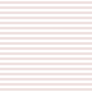 medium scale // 2 color stripes - cotton candy pink_ pure white - simple horizontal // half inch stripe