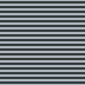 medium scale // 2 color stripes - lakeside blue_ nightwatch gray - simple horizontal // half inch stripe