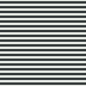 medium scale // 2 color stripes - night watch gray_ serendipity white - simple horizontal // half inch stripe