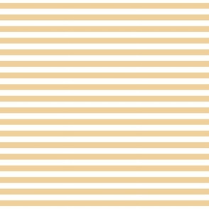medium scale // 2 color stripes - pure white_ sun salutation yellow - simple horizontal // half inch stripe