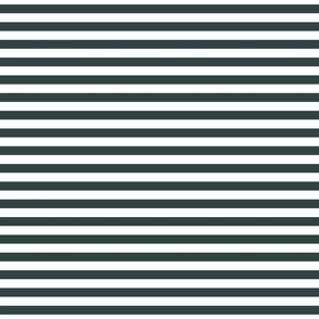 medium scale // 2 color stripes - pure white_ westhaven green - simple horizontal // half inch stripe