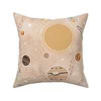 Solar System Space Warm Neutral Diamond Repeat, Large