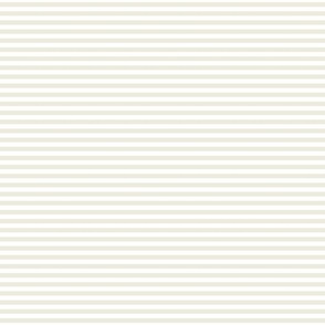 small scale // 2 color stripes - barely pear white_ pure white - simple horizontal // quarter inch stripe