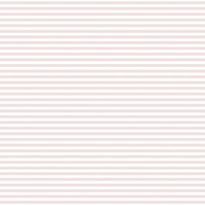 small scale // 2 color stripes - cotton candy pink_ pure white - simple horizontal stripe