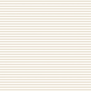 small scale // 2 color stripes - pure white_ radiant dawn nude - simple horizontal // quarter inch stripe