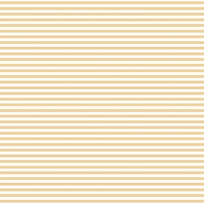 small scale // 2 color stripes - pure white_ sun salutation yellow - simple horizontal // quarter inch stripe