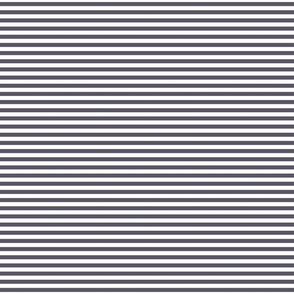 small scale // 2 color stripes - pure white_ ripe berry purple - simple horizontal // quarter inch stripe