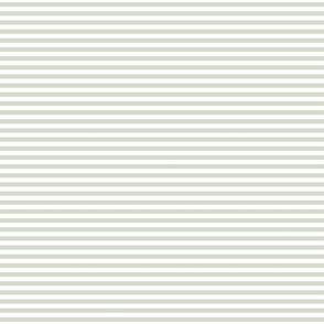 small scale // 2 color stripes - pure white_ wavecrest green - simple horizontal // quarter inch stripe