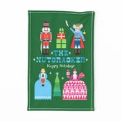 Nutcracker Christmas Characters Wallhanging & Tea Towel