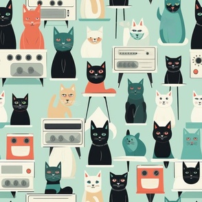 Midcentury and other kittens-21