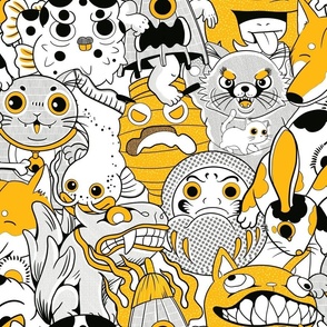 Japanese_Cutest_Monsters_yellow