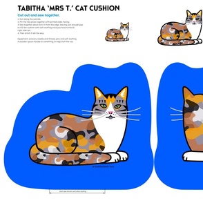 Tabitha cat cushion