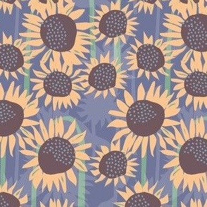 cut paper sunflowers colorway 6 4 inch