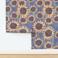 cut paper sunflowers colorway 6 24 inch