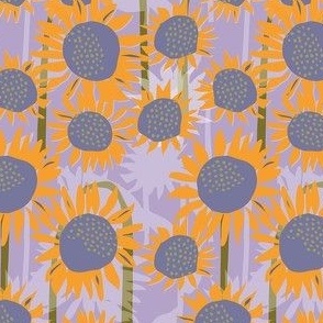 cut paper sunflowers colorway 8 4 inch