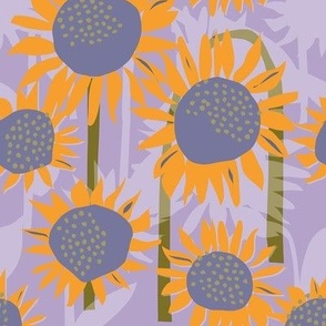 cut paper sunflowers colorway 8 8 inch