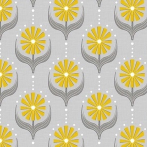 Retro Daisy | SM Scale | Yellow, Gray, White