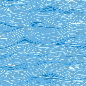 Sea wave lines in fresh coolblues