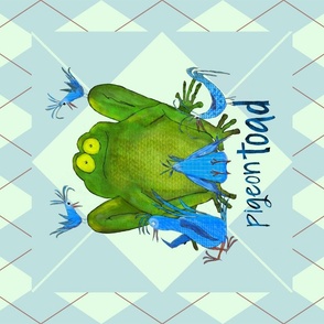 Pigeon Toad_Witty Wordplay Wall Hanging