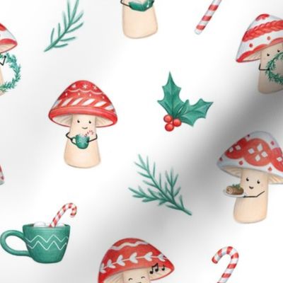 Christmas Mushrooms MediumScale