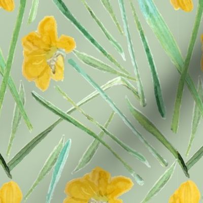 daffodil_pattern_spoonflower