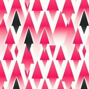 Pink & Black Abstract - small
