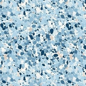 Dusty Blue Pebbles - small