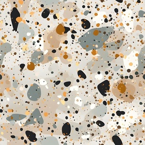 Earth Tones Maximalist Abstract - large
