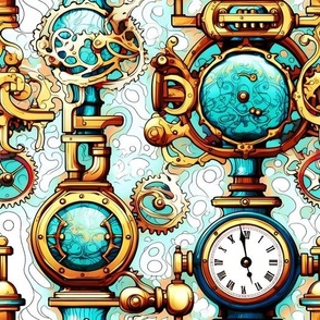 Steampunk Water I