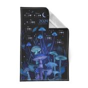 2024 Enchanting Mushroom Lunar Calendar Wall Hanging