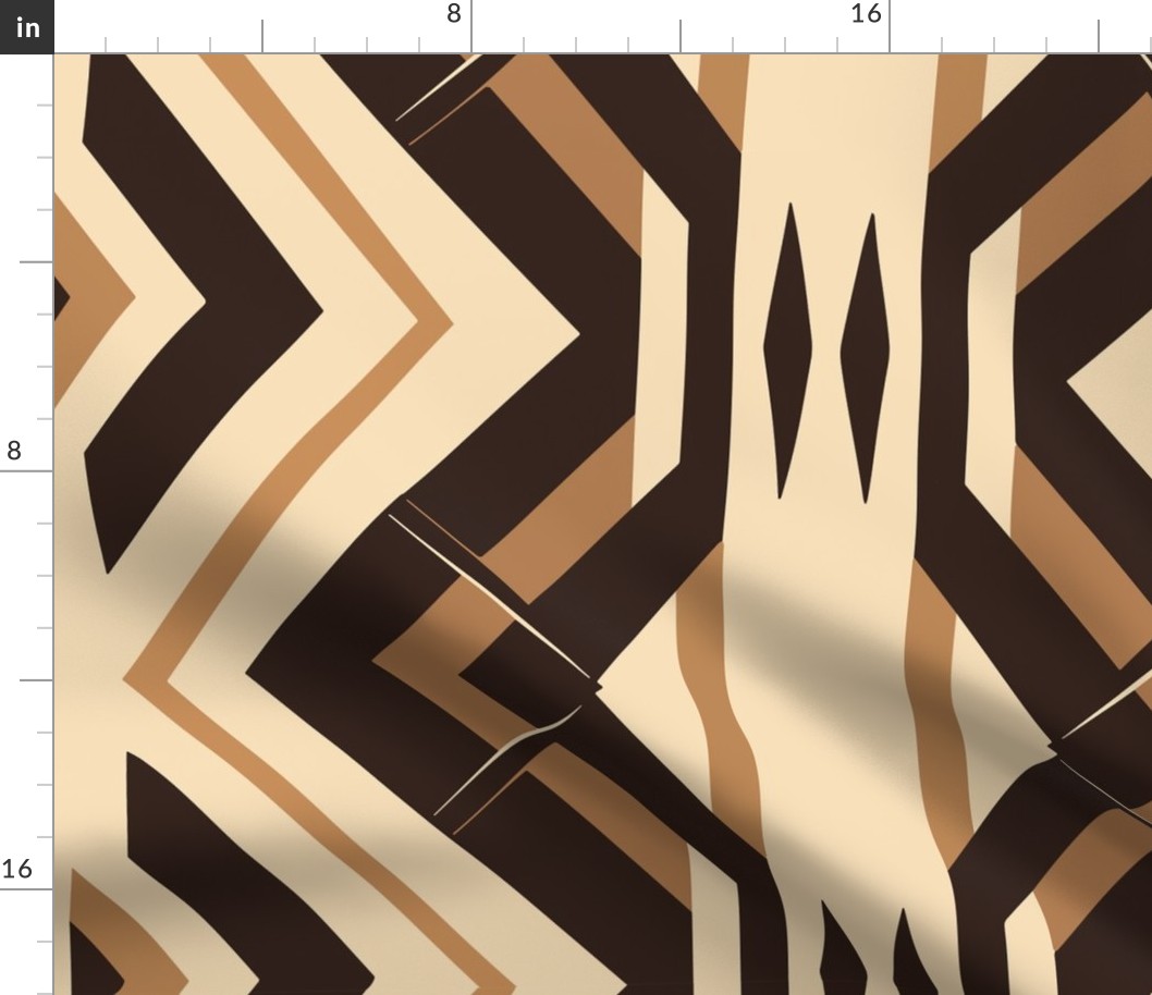 Africa Inspired Luxury Geometric Pattern I