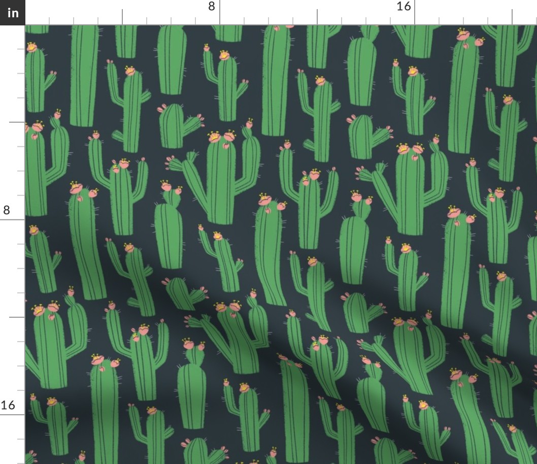 Funky Cacti (Gray, Green, Pink)