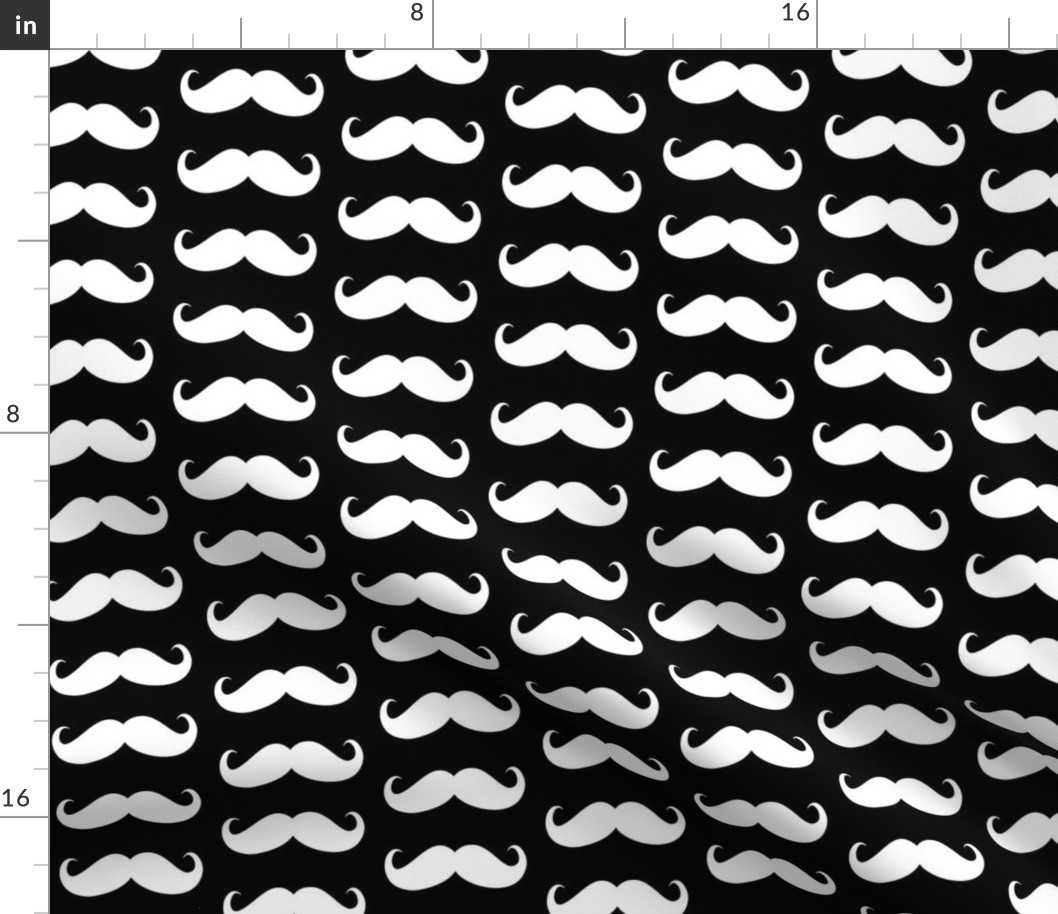 mustache bigger black