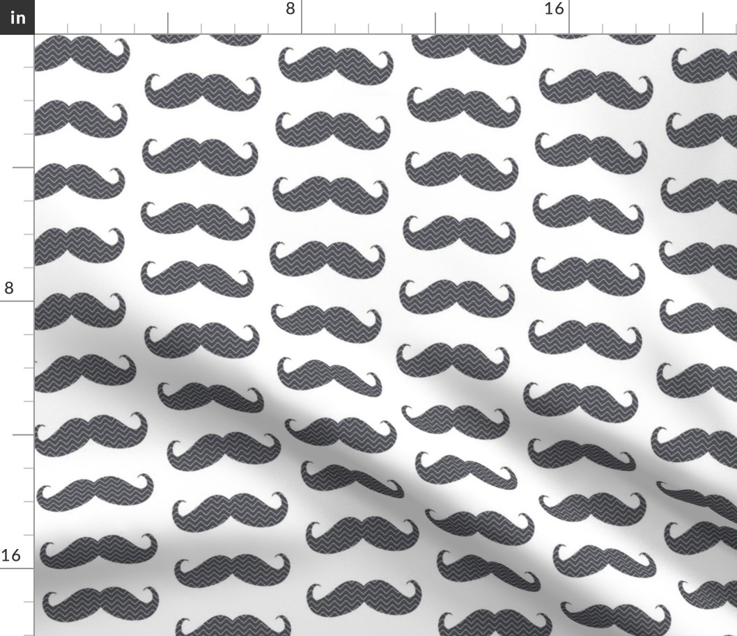 mustache bigger chevron