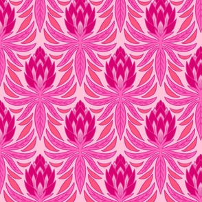 Ciro Floral - Fuchsia Pink